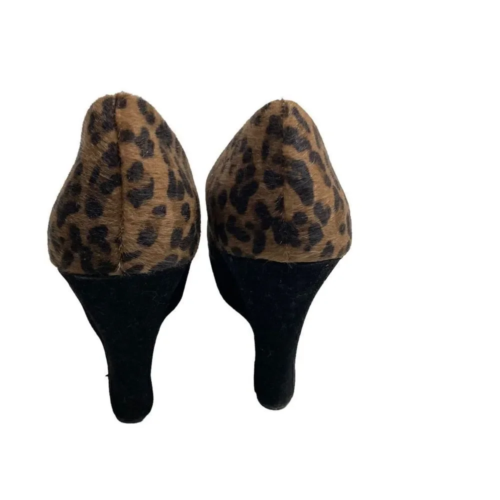 BAMBOO‎ Platform Wedge Heel Animal Print “Caesar-77” Size 10